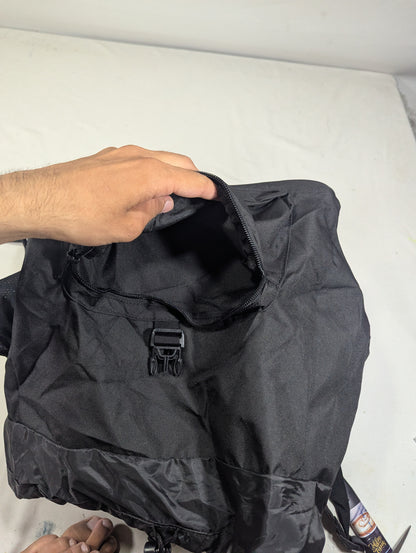 Gym backpack with separate shoes portio
