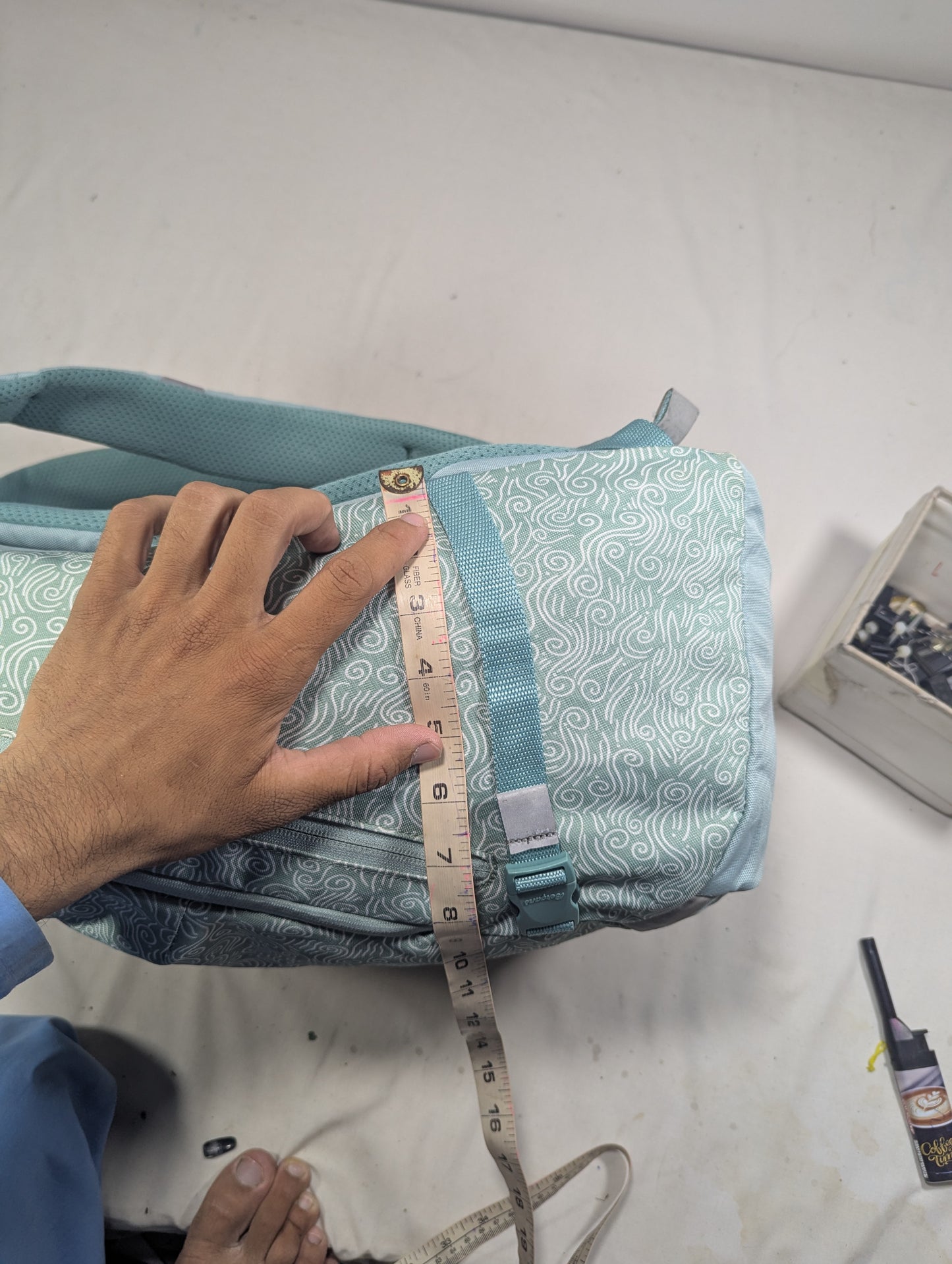 Preloved authentic backpack with laptop portion
