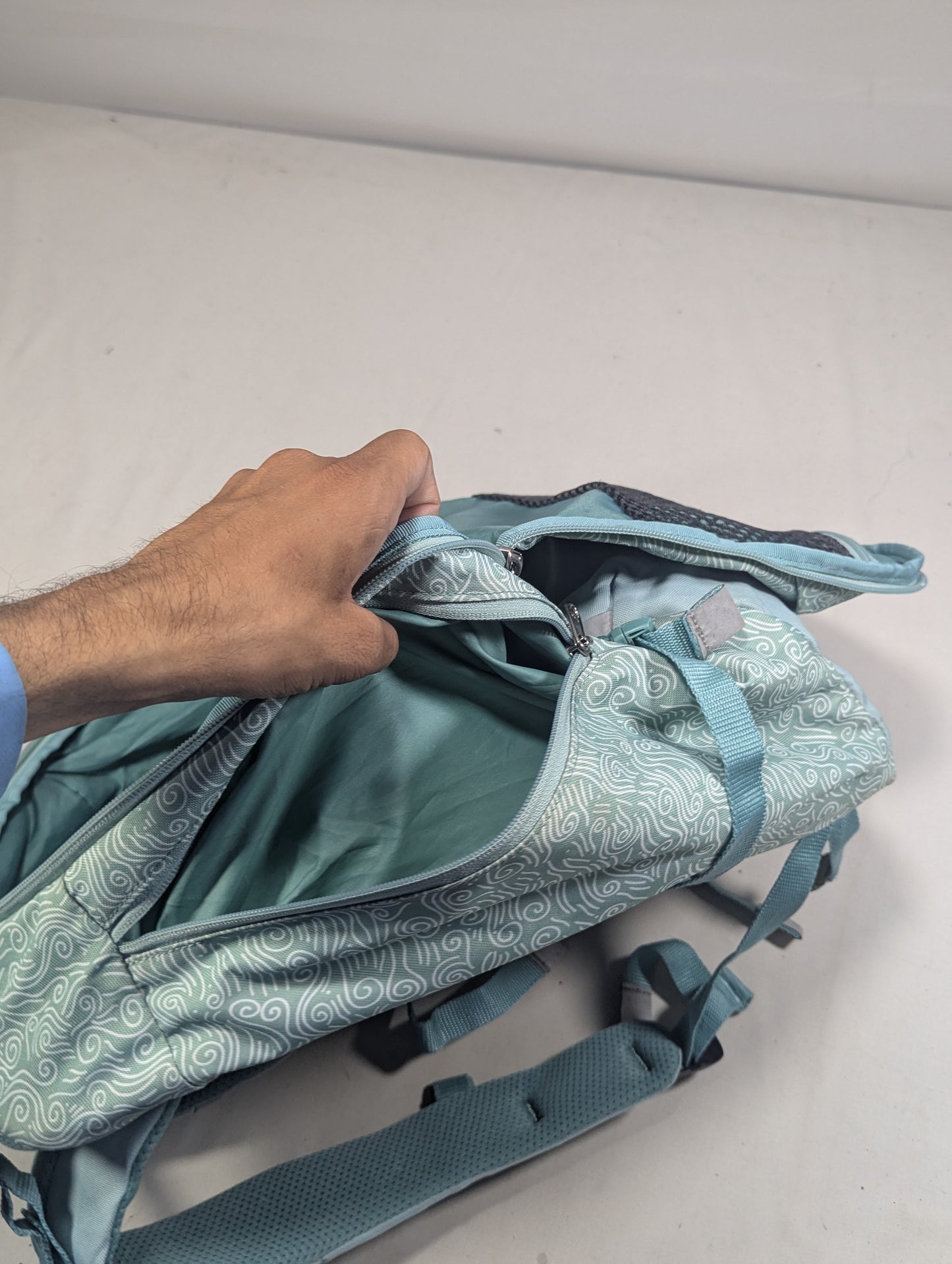 Preloved authentic backpack with laptop portion