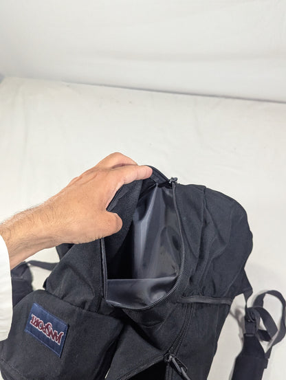 Jan sport black color backpack