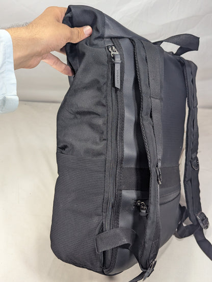 Black color rucksack backpack