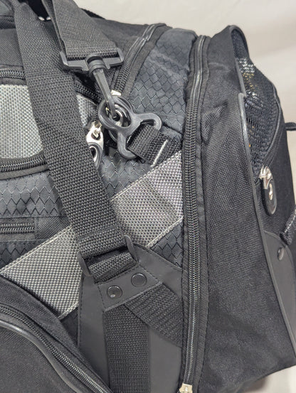 Lifetime guaranteed bag, with separate shoes portion