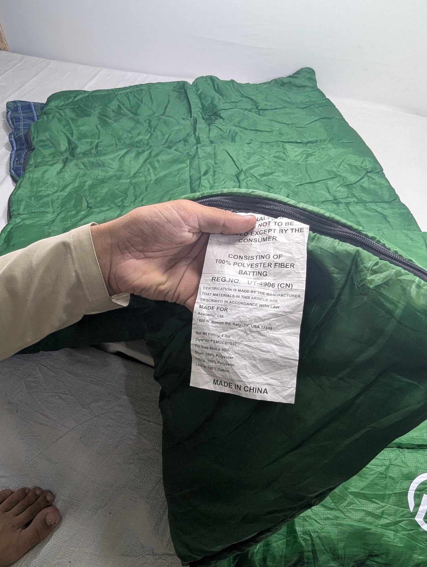 USA lot sleeping bag Sb139