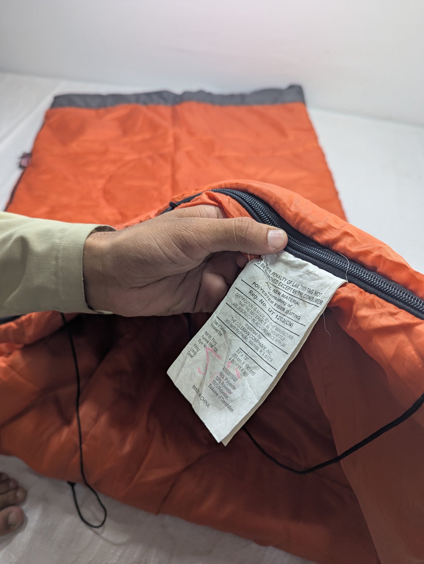 Coleman USA lot sleeping bag Sb243