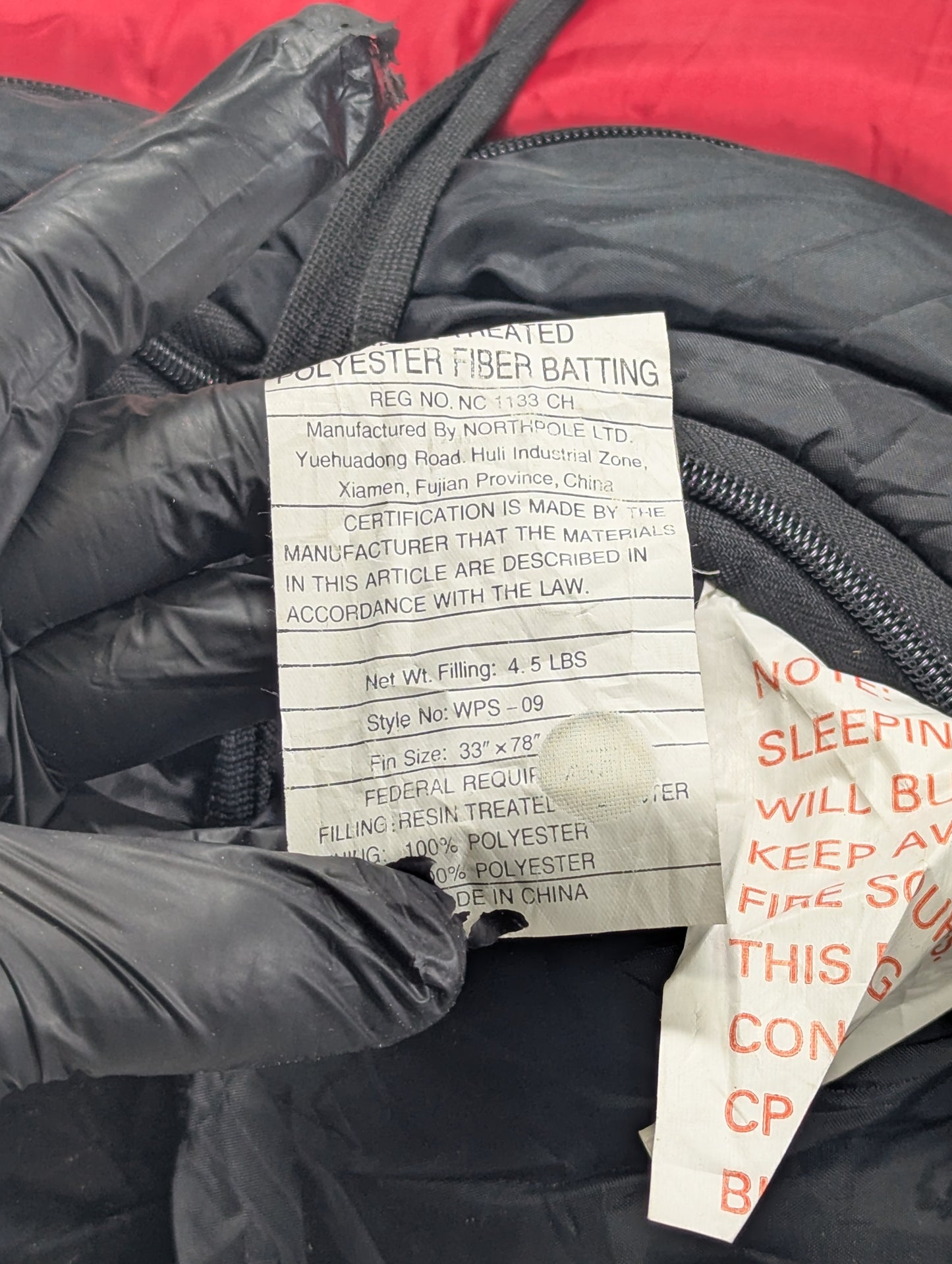 Mummy type USA lot sleeping bag Sb138