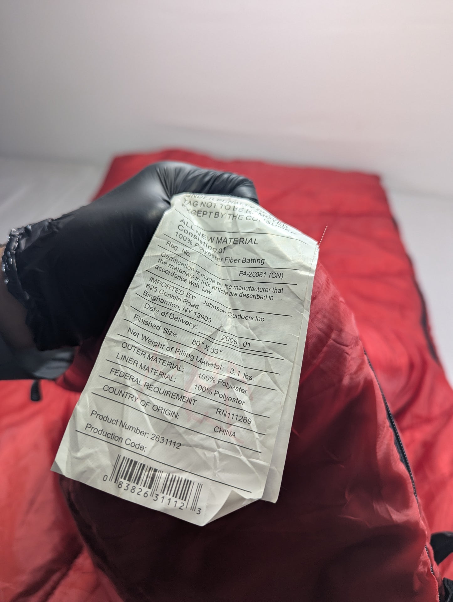 USA lot sleeping bag Sb154