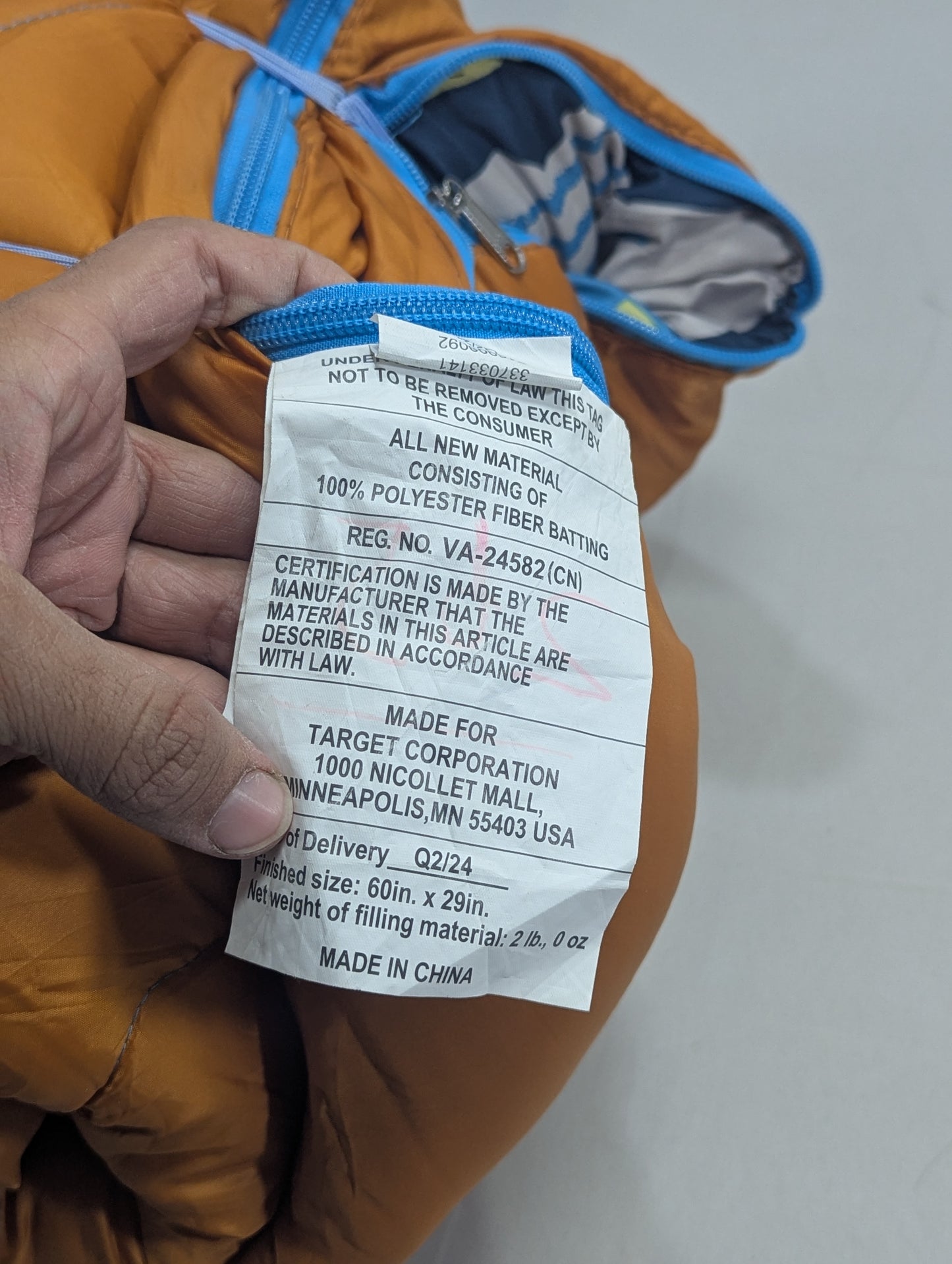 USA lot sleeping bag Sb265
