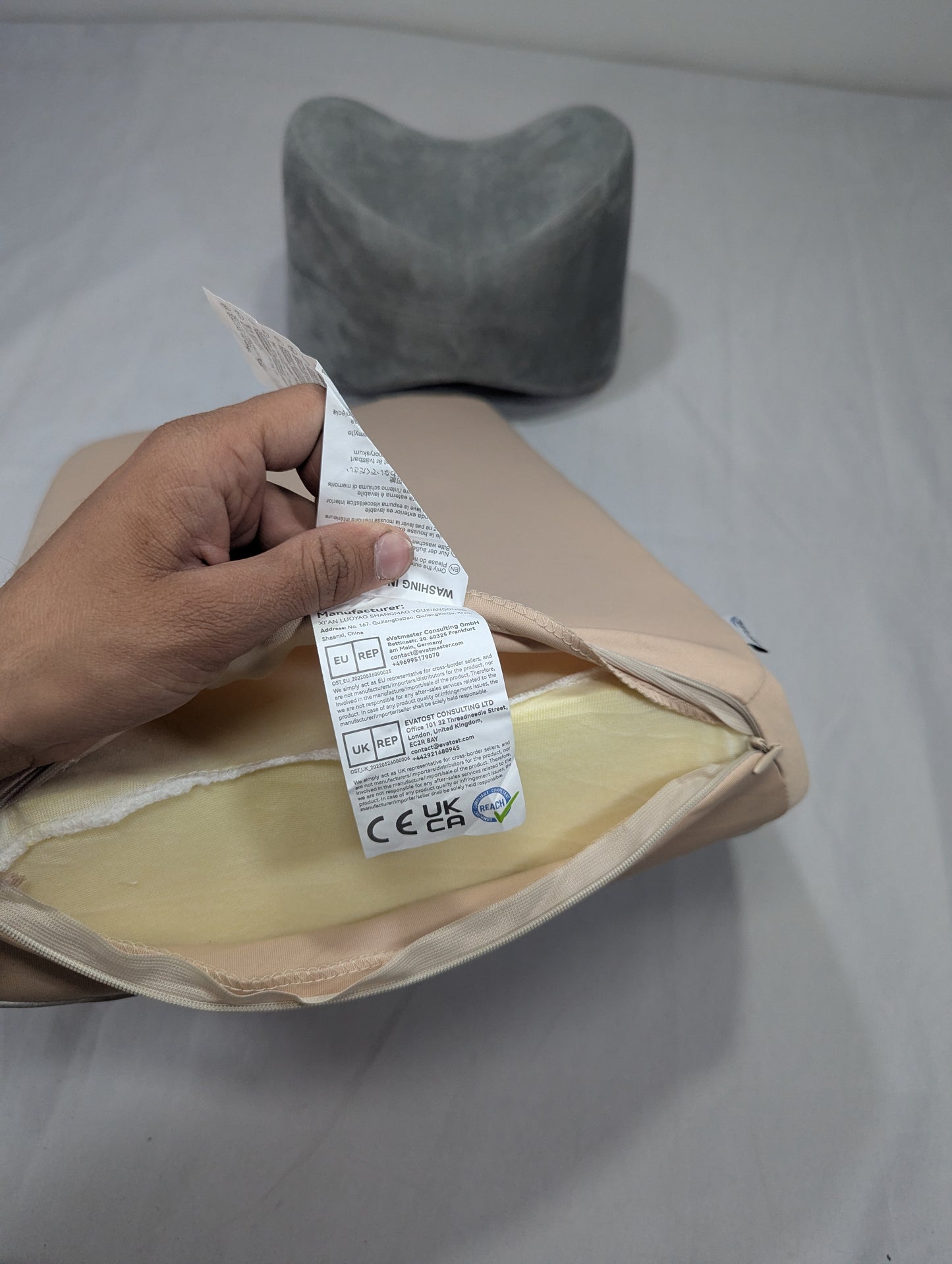 Lumbar Pillow - Patented Ergonomic Multi-Region Firm Back Support