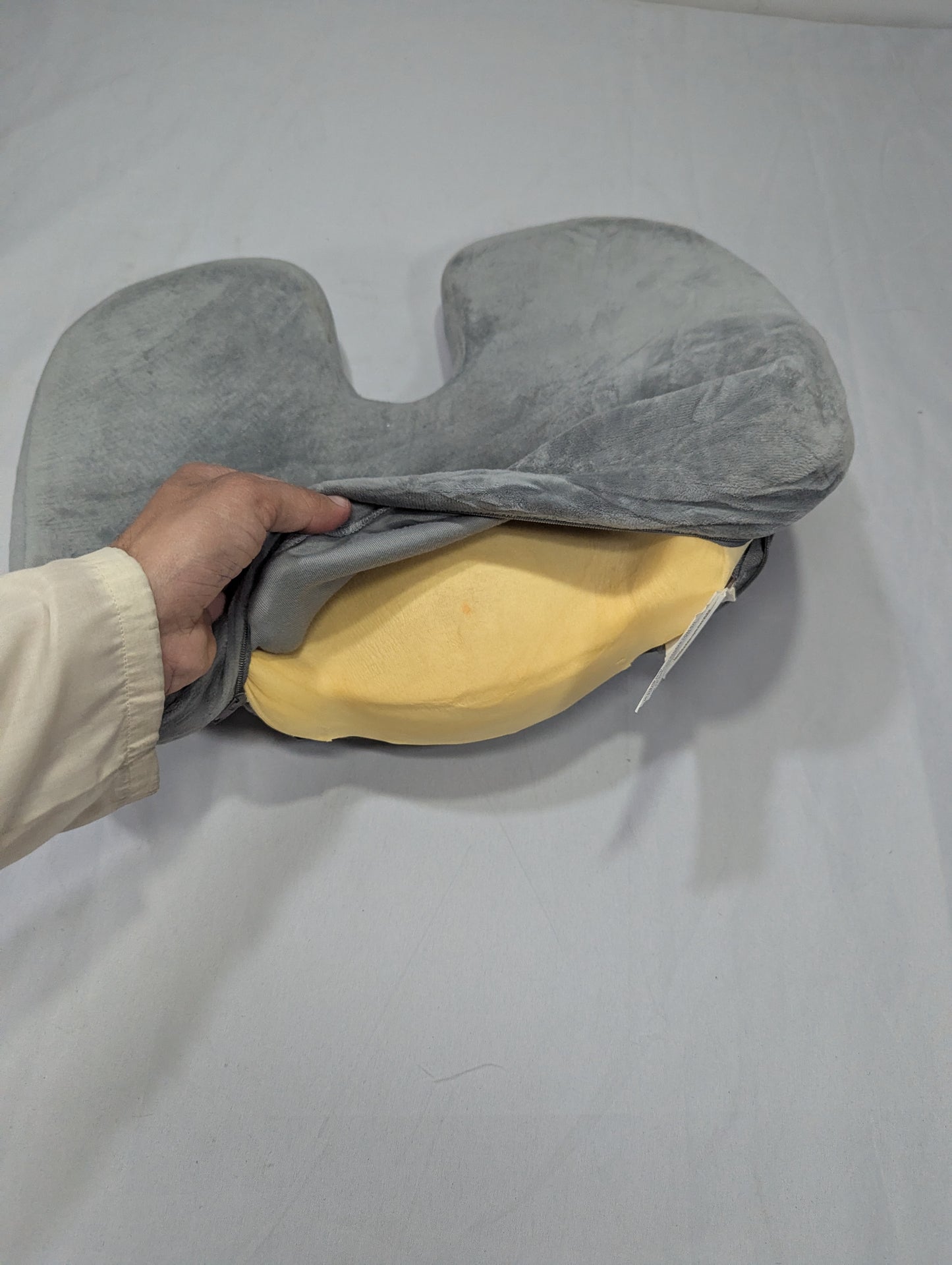 Chair Cushion - Ergonomic Seat for Orthopedic Coccyx, Hip & Back Support -