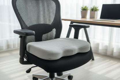 Chair Cushion - Ergonomic Seat for Orthopedic Coccyx, Hip & Back Support -