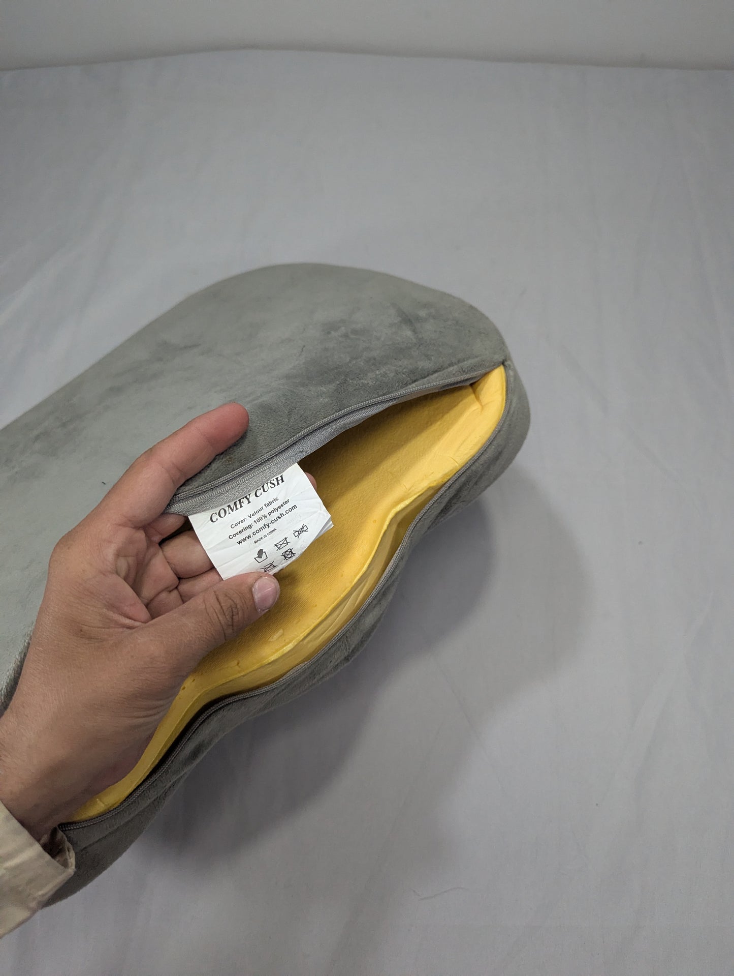 Chair Cushion - Ergonomic Seat for Orthopedic Coccyx, Hip & Back Support -