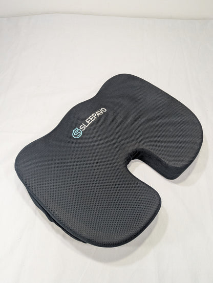 Gel Chair Cushion - Ergonomic Seat for Orthopedic Coccyx, Hip & Back Support -