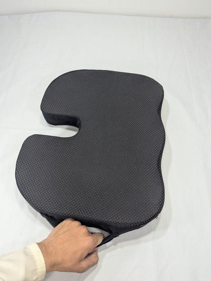 Gel Chair Cushion - Ergonomic Seat for Orthopedic Coccyx, Hip & Back Support -