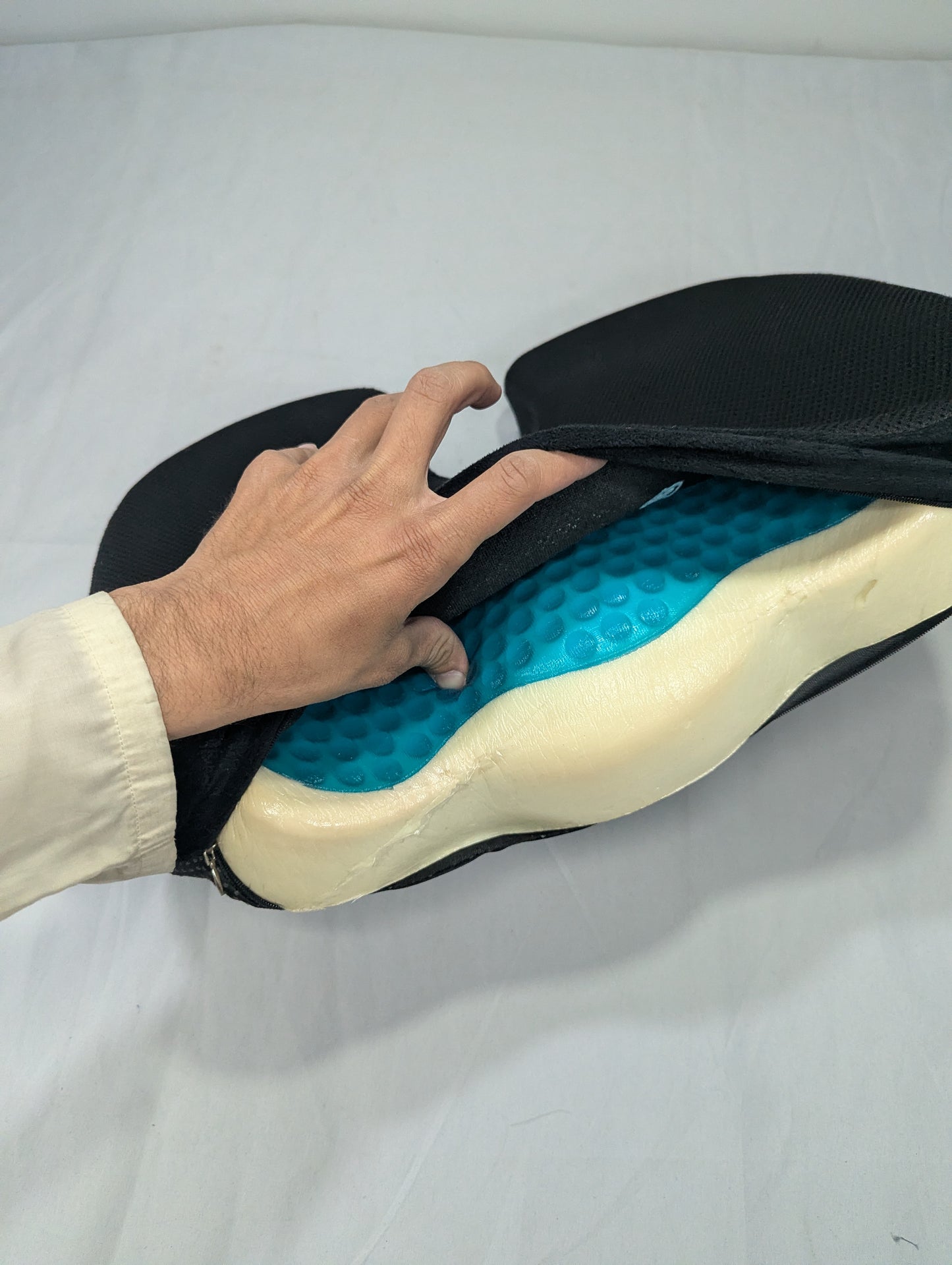 Gel Chair Cushion - Ergonomic Seat for Orthopedic Coccyx, Hip & Back Support -