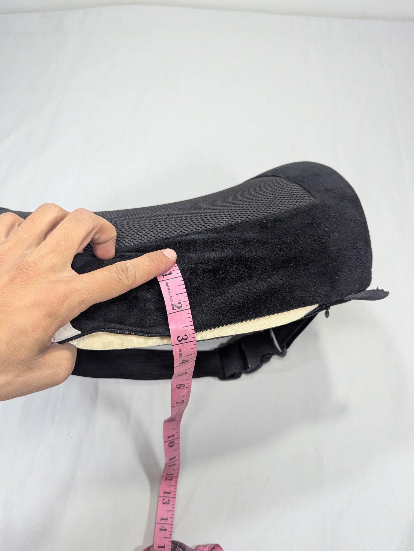 Lumbar Pillow - Patented Ergonomic Multi-Region Firm Back Support