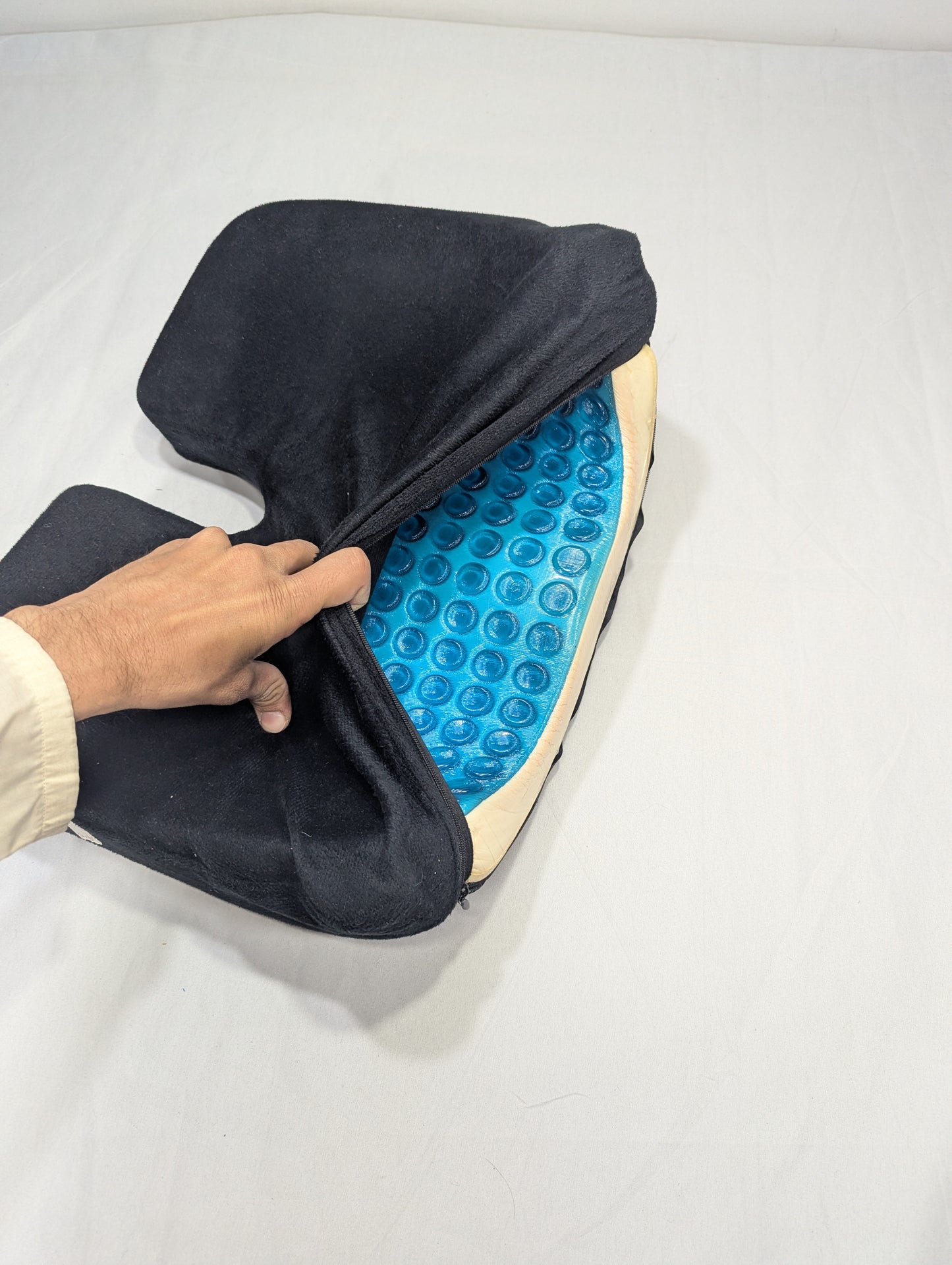 Gel Chair Cushion - Ergonomic Seat for Orthopedic Coccyx, Hip & Back Support -