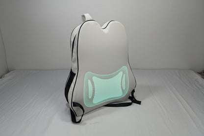 Latex Lumbar Pillow - Patented Ergonomic Multi-Region Firm Back Support