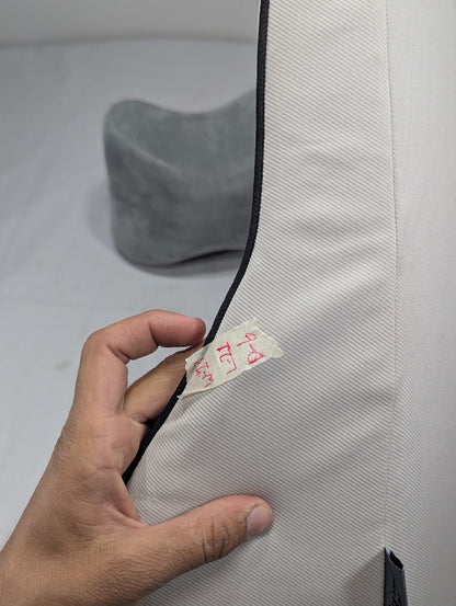 Latex Lumbar Pillow - Patented Ergonomic Multi-Region Firm Back Support
