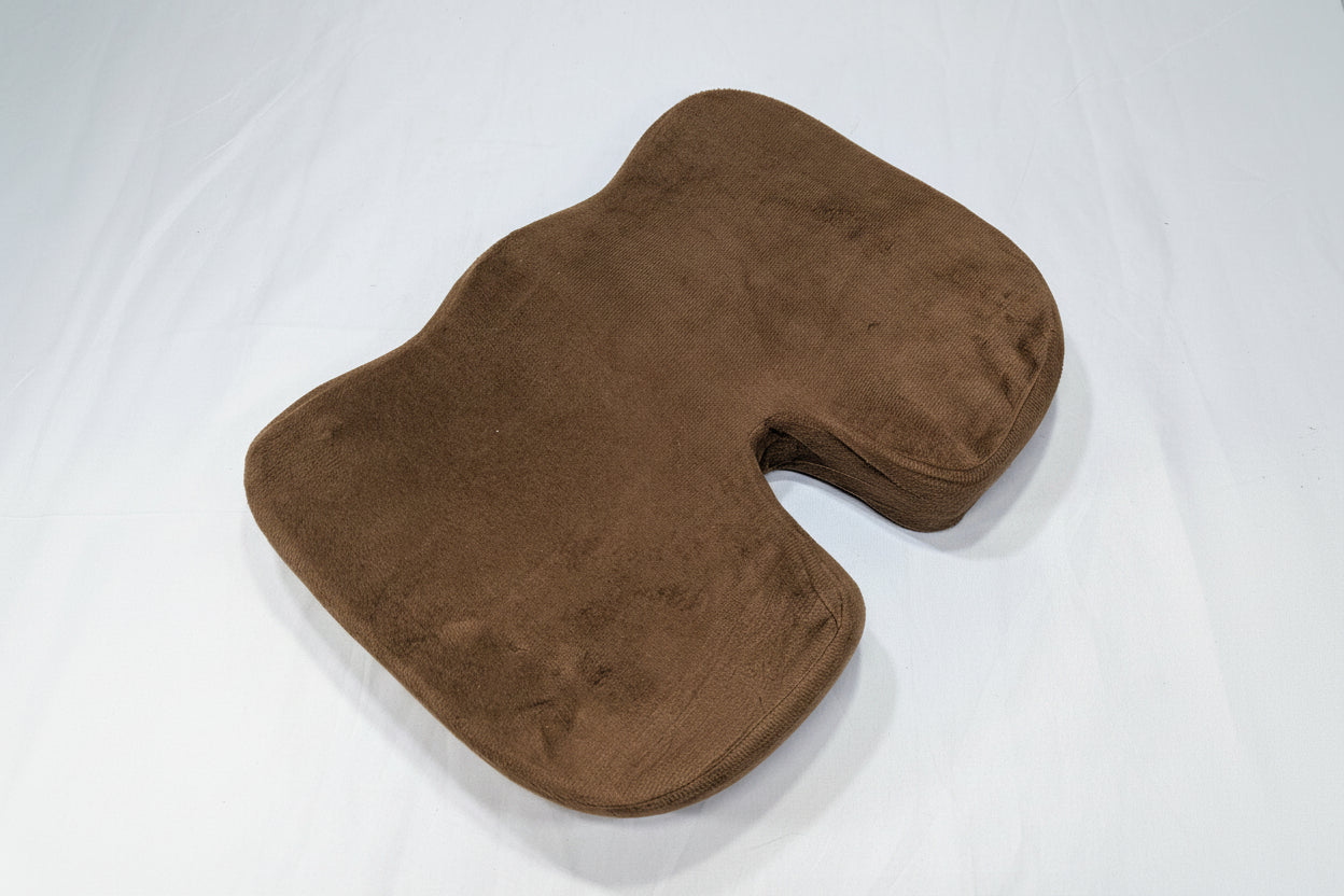 Chair Cushion - Ergonomic Seat for Orthopedic Coccyx, Hip & Back Support -