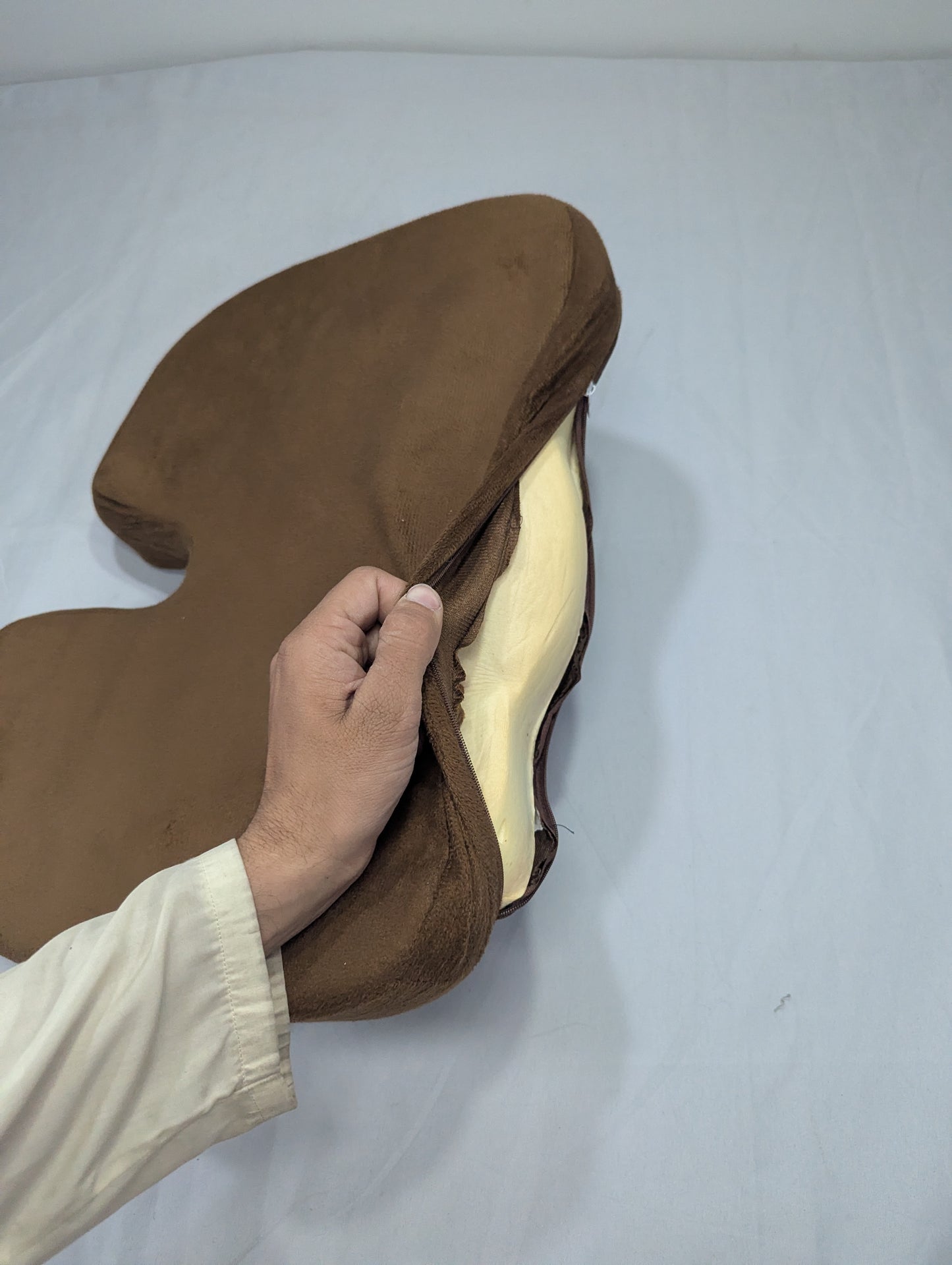 Chair Cushion - Ergonomic Seat for Orthopedic Coccyx, Hip & Back Support -