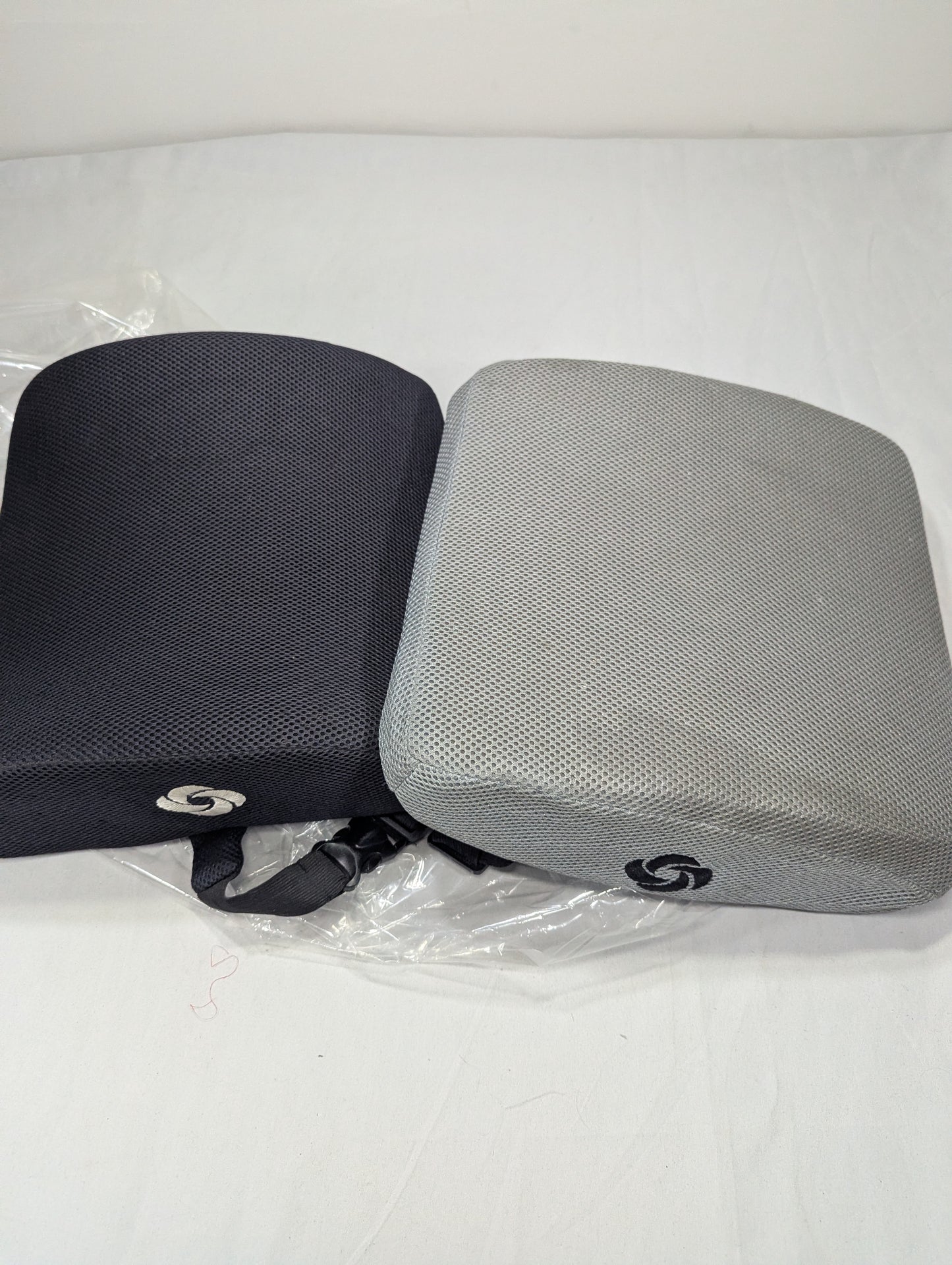 Pack of 02 Lumbar Pillow - Patented Ergonomic Multi-Region Firm Back Support