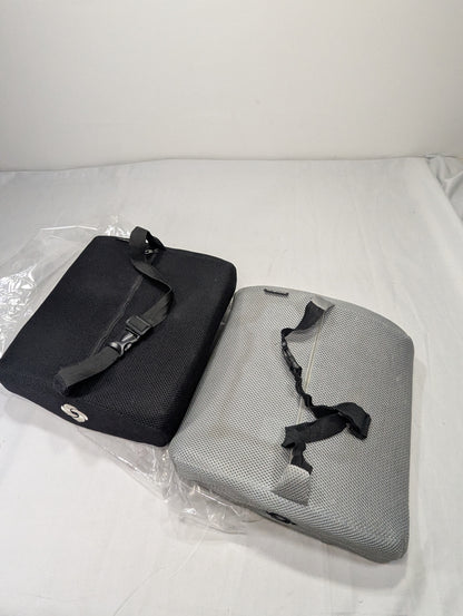 Pack of 02 Lumbar Pillow - Patented Ergonomic Multi-Region Firm Back Support