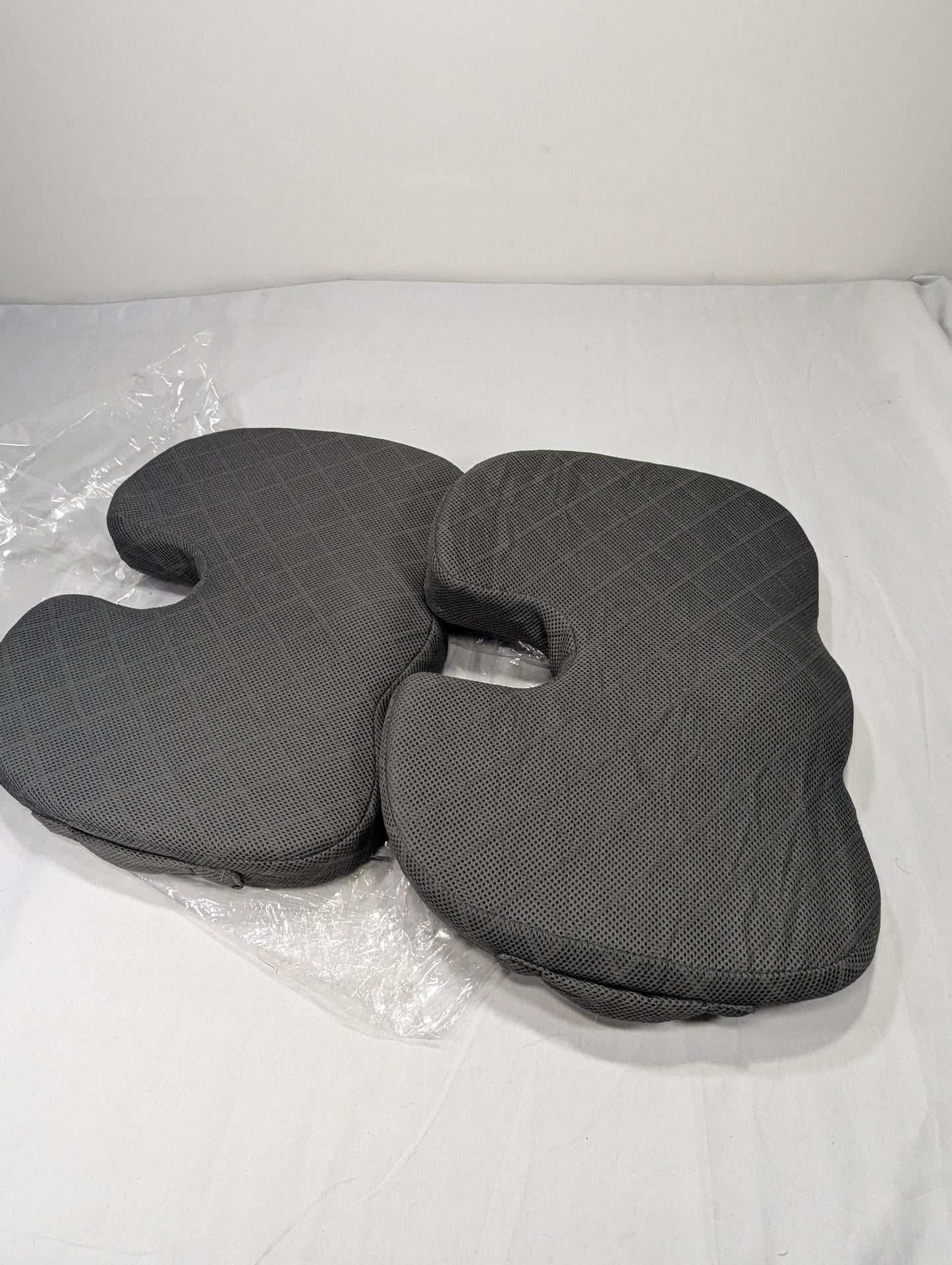 Pack of 02 Chair Cushion - Ergonomic Seat for Orthopedic Coccyx, Hip & Back Support -