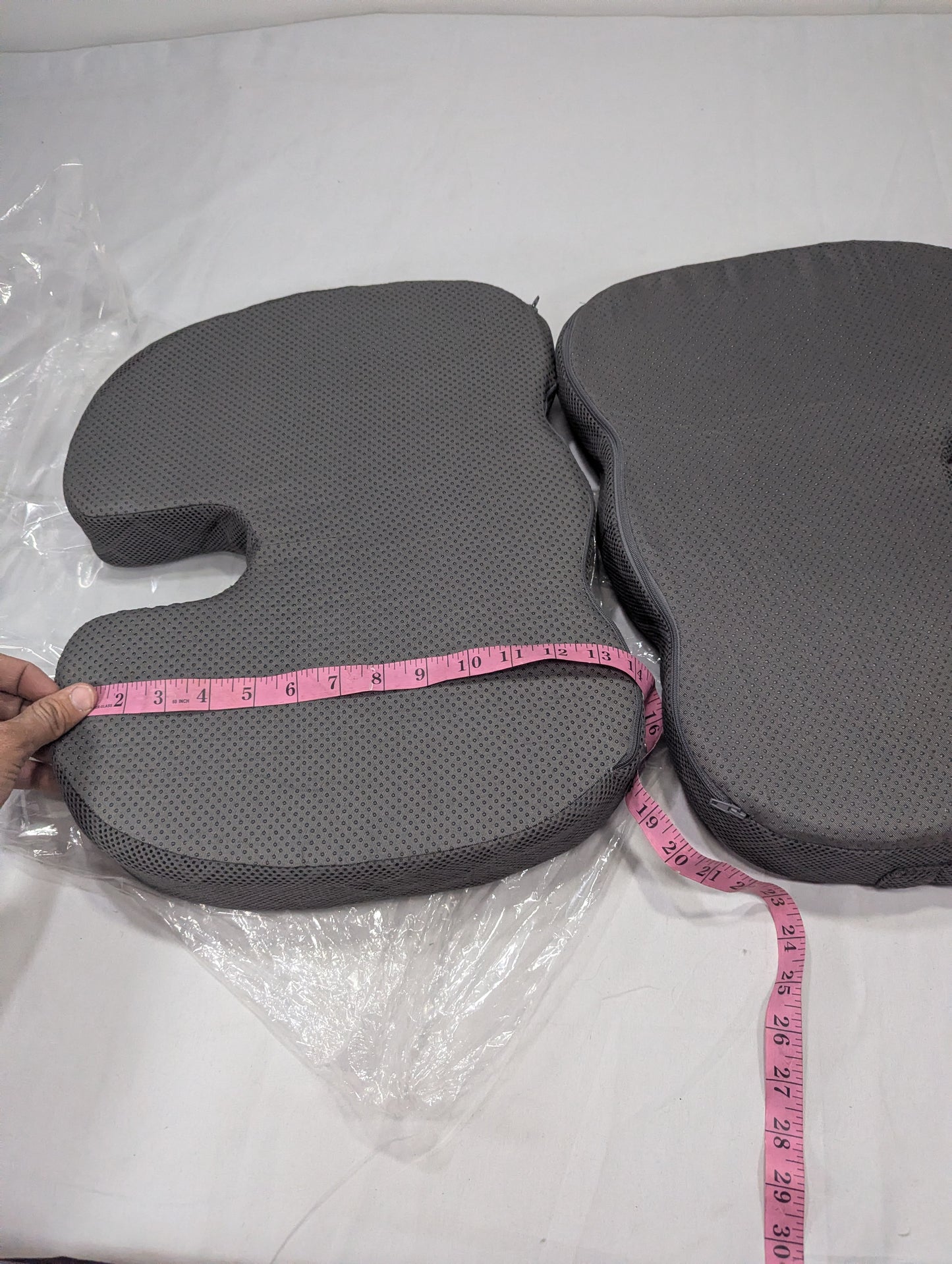 Pack of 02 Chair Cushion - Ergonomic Seat for Orthopedic Coccyx, Hip & Back Support -