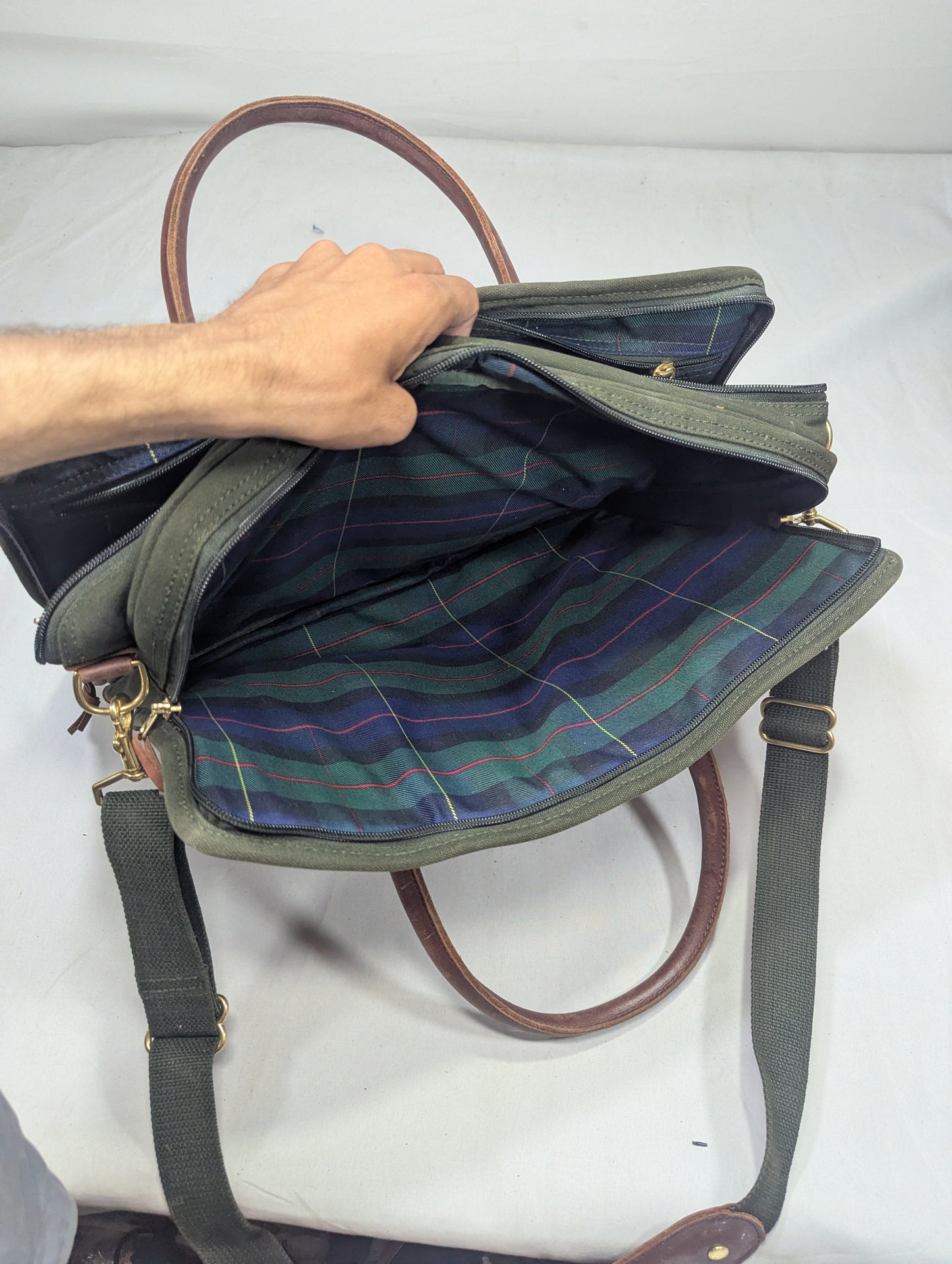 Leather Briefcase Title will update soon