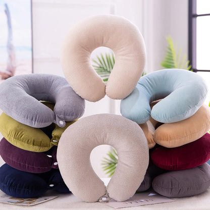 Imported lot U shaped memory foam neck pillow