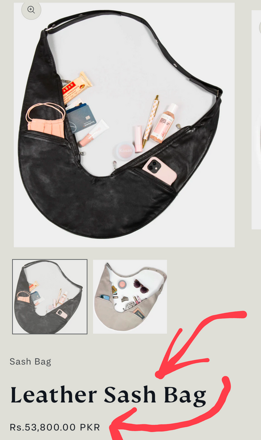 Leather sosh bag Ab3