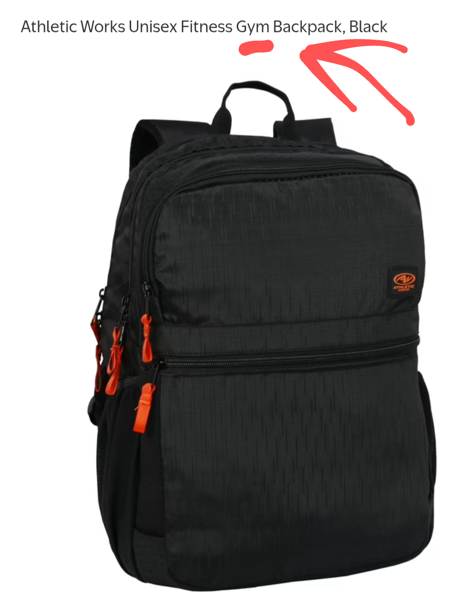 Unisex fitness backpack, gym bag backpack U3