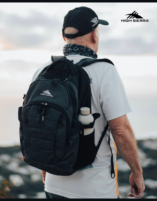 High Sierra Black color heavy load backpack