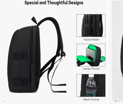 Preloved camera backpack