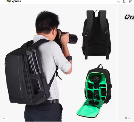 Preloved camera backpack