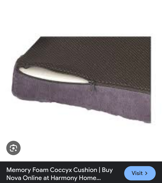 Seat Cushion for Coccyx, Sciatica and Tailbone Pain Used With Dining Room Chairs, Desk Chairs,