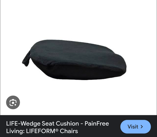 Chair Cushion - Ergonomic Seat Cushion for Orthopedic Coccyx, Relief Hip & Back Support -