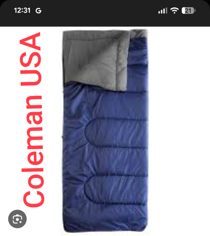Coleman USA lot sleeping bag Sb104