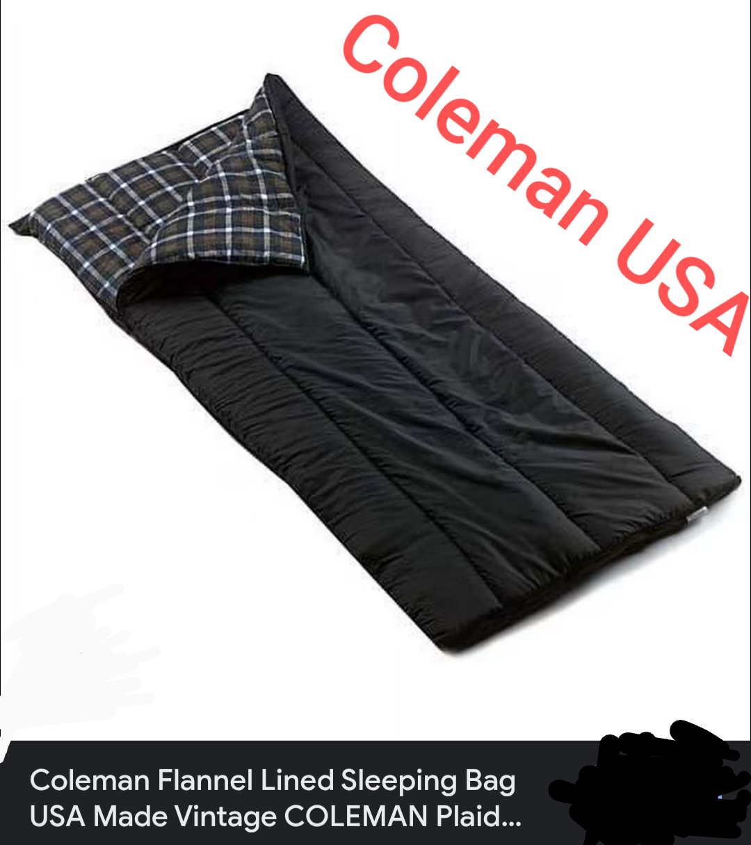 Coleman USA lot sleeping bag Sb201