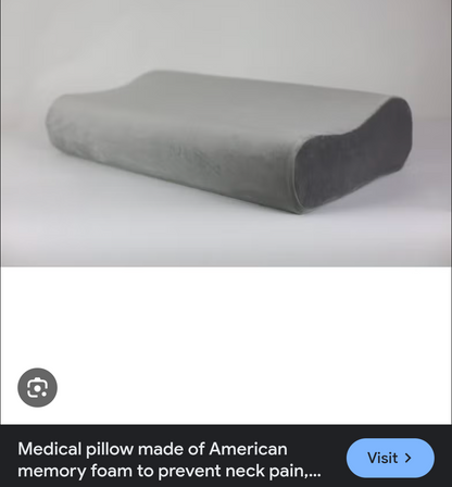 USA Lot Sanitized Germ Free Memory/ Medicated Pillow P61