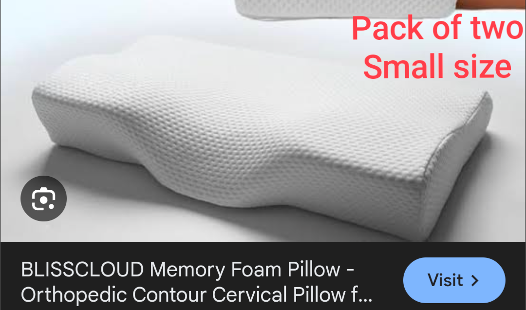 Pack of two cervical Imported Lot Memory foam Pillow P014