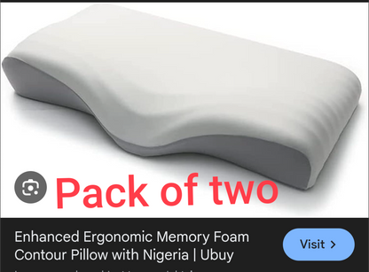 Pack of two Imported Lot Memory foam Pillow