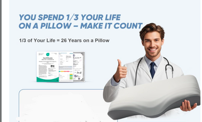 Pack of two Imported Lot Memory foam Pillow