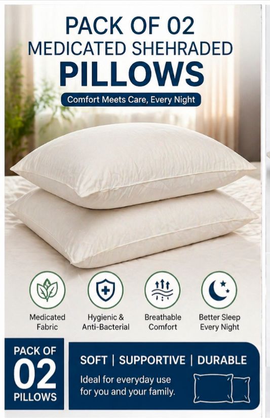 Pack of o2 Imported Lot Memory foam Pillow P0210