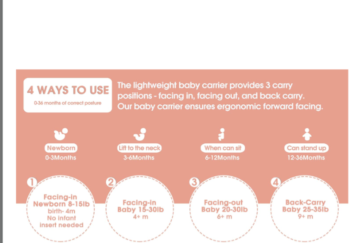 ACRABROS Brand Baby belt/Carrier