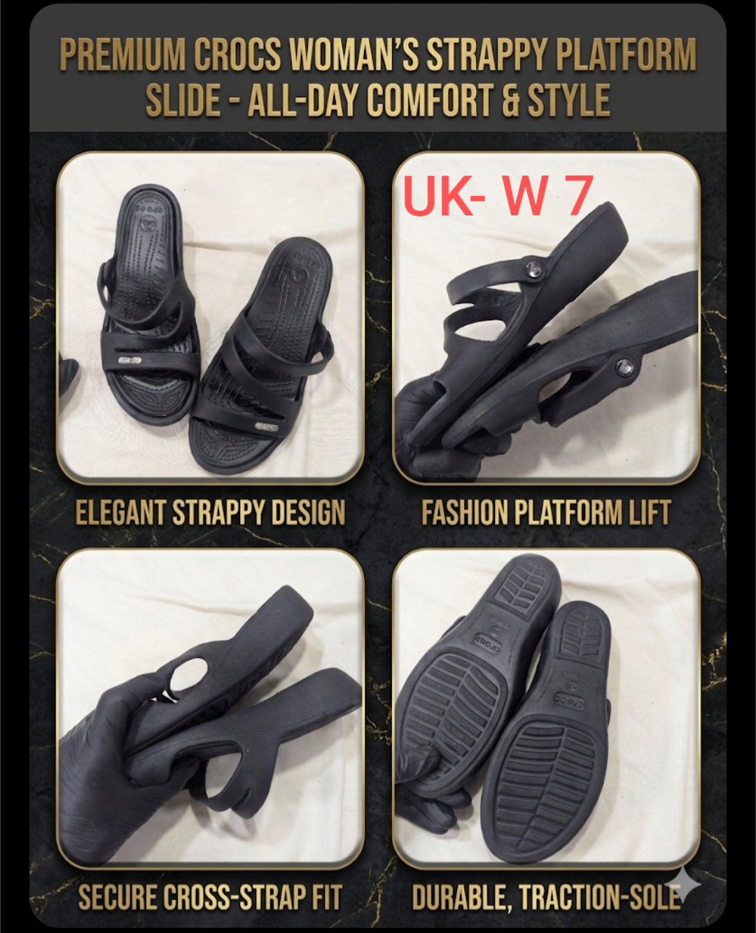 CROCS Branded Slide/Slippers