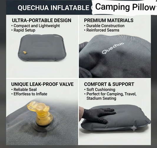 Quechua Air inflated pillow half Title will update soon