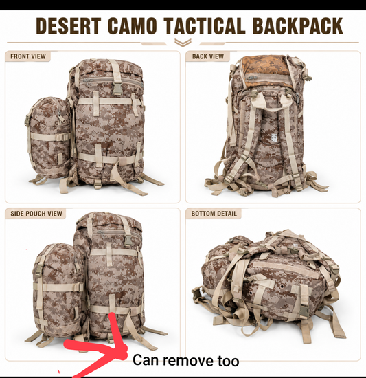 Military hiking bag, 40-45L