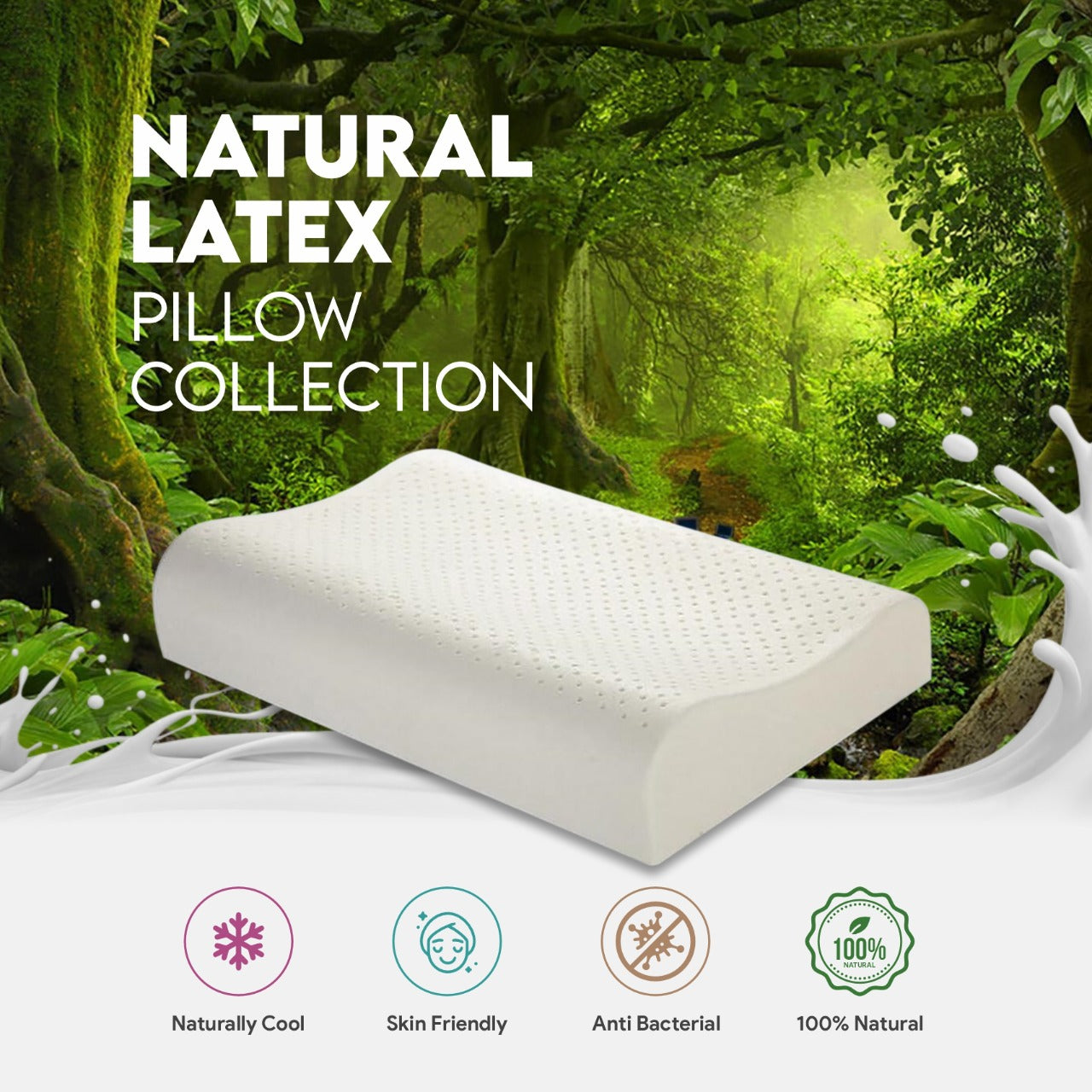 LATEX Imported Lot Memory foam Pillow P0200