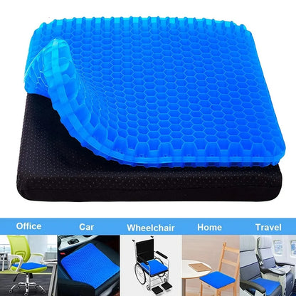 Chair Cushion - Ergonomic Seat for Orthopedic Coccyx, Hip & Back Support
